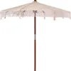 vidaXL Parasol Macrame kremowy 252,5 x 252,5 x 260 cm Podgląd zdjęcia produktu 7