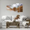 Bild auf Leinwand - Leinwandbild - 5 Teile - Berge Wolken Produktbild-Vorschau 6
