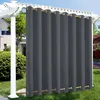 Topchances 1 Stück Outdoor Vorhang Wetterfest mit ösen Oben Produktbild-Vorschau 1