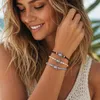 Zestaw 3 bransoletek na kostkę w stylu boho z motywem Podgląd zdjęcia produktu 6