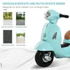 HOMCOM VESPA Moto électrique Moto pour enfants Véhicules Voir les images du produit 5