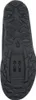 The bottom view of a black cycling shoe. Náhled obrázku produktu