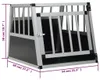 prepravný box pre psov vidaXL s jednými dverami 54 x 69 x Náhľad obrázku produktu 7