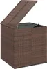 vidaXL Garten-Kissenbox PE Rattan 100x97,5x104 cm Braun Produktbild-Vorschau 3