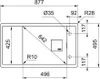 Franke Mythos FSG 611-88 Einbauspüle Schiefergrau Fragranit Produktbild-Vorschau 2