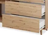 Široká komoda s dvířky a šuplíky PRESIDIO - dub artisan Náhled obrázku produktu 5