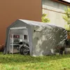 Outsunny Gerätehaus mit Satteldach wasserdicht Gerätezelt Produktbild-Vorschau 2