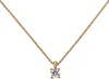 Collier Ankerkette mit Anhänger Solitär Diamant Brillant Produktbild-Vorschau 1