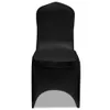 The Living Store Stretch-Stuhlhussen 100 Stk. Schwarz Produktbild-Vorschau 2