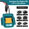Für Netzteiladapter-Rad für Makita 18V LXT Akku mit Produktbild-Vorschau 5