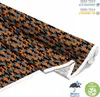 OUTDOOR DEKOSTOFFE OXFORD - Motiv Orange Camouflage Produktbild-Vorschau 2