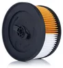 A close-up, angled view of a vacuum cleaner filter. Voir les images du produit