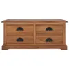 vidaXL Table basse 68 x 68 x 30 cm teck massif Voir les images du produit 1