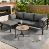 Flieks Gartenlounge-Set 4 Personen, Balkonmöbel Gartenmöbel Produktbild-Vorschau 12