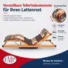 7 Zonen Teller Lattenrost Rhodos EL Komfort - Kopf- und Produktbild-Vorschau 2