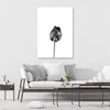 Leinwandbild blume mit stiel 40x60 cm Feeby grau wandbild Produktbild-Vorschau 2