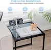 GOPLUS Gartentisch klein, 43cm Beistelltisch Outdoor aus Produktbild-Vorschau 6
