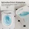 HOROW bezokrajová stojaca WC misa s splachovacou nádržou Náhľad obrázku produktu 4