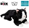 Carl Dick Chat couché, noir et blanc, env. 30cm, longueur Voir les images du produit 2