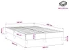 vidaXL Boxspringbed zonder matras, zwart, 140x220 cm, Productafbeelding-voorbeeld 6