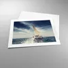 Poster - Poster ohne Rahmen - Segeln Yacht Reise - 50x40 cm Produktbild-Vorschau 3