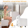 SONNI 3 in 1 Schminktisch mit Stuhl, Kosmetikspiegel, mit 4 Produktbild-Vorschau 11