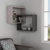 DECORTIE Mensola angolare a parete Ring, Moka chiaro - Anteprima dell’immagine prodotto 1
