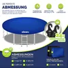 KIDUKU kryt na trampolínu Ø427 cm dešťová plachta dešťová Náhled obrázku produktu 6