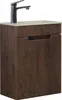 Badplaats Mobile Lavamani Thermis 40 x 22 cm - Noce Marrone Anteprima dell’immagine prodotto 1