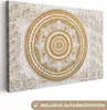 OneMillionCanvasses® - Obraz na plátně - Mandala - Květiny Náhled obrázku produktu 1