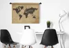 MuchoWow® Wandteppich Wandbehang Weltkarte - Retro - Braun Produktbild-Vorschau 4