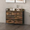 HOMCOM Kommode, dressoir met 7 opklapbare lades van stof, Productafbeelding-voorbeeld 2