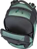 A backpack is shown from the front with its main compartment open. Produktbild-Vorschau