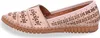 Gemini Damen Slipper Leder Mokassin mit Lochmuster und Produktbild-Vorschau 7