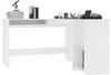 vidaXL Bureau d'angle en L blanc 120x140x75 cm Bois Voir les images du produit 3