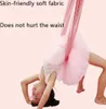 Růžová hrazda na jógu, pás Back Leg Stretch Strap Door Náhled obrázku produktu 3