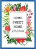 MG Design rám B4 25 x 35 cm - farba modrá, z dreva, s Náhľad obrázku produktu 1