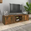 vidaXL TV-Schrank Räuchereiche 140x40x35,5 cm Holzwerkstoff Produktbild-Vorschau 2
