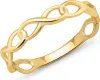 Unique Ring Unendlichkeitssymbol 333er Gold (8K Gelbgold) Produktbild-Vorschau 1