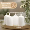 HORECA CANDLES Stumpenkerzen 20 Stück – 12 h, Weiß, 4 × 7 Produktbild-Vorschau 3