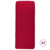vidaXL Strandtücher 2 Stk. Burgunder 75x200 cm Stoff 400 Produktbild-Vorschau 1