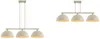 KAR LIGHTING Pendellampe 3-flammig Beige – Moon Ecru Produktbild-Vorschau 3