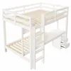 Premium Hochbett 140x200 & 90x200 cm Kiefernholz - Produktbild-Vorschau 11