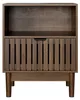 Table de chevet moderne aspect noyer de style Mid-Century, Voir les images du produit 6