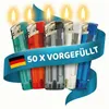 TOM Elektronik Feuerzeuge | Display | 50 Stück | Produktbild-Vorschau 1