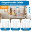 Kidiz Sicherheitsbarriere für Kinder, 74-87 cm, weiß Produktbild-Vorschau 12