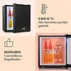 Klarstein Mini chladnička, 13 l, malá, tichá chladnička do Náhľad obrázku produktu 13