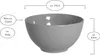 Müslischale 14cm grau - 2 Stück - Suppenschale Produktbild-Vorschau 2