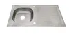 Edelstahl Einbauspüle 100x50cm Küchenspüle reversible Produktbild-Vorschau 2