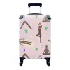 MuchoWow® Koffer Handgepäck Trolley Rollkoffer Kleine Produktbild-Vorschau 1
